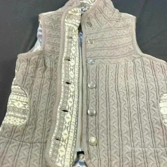Bob Timley aka women’s sweater vest zipper and button closure pockets size XL - Picture 11 of 12